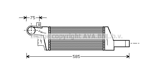 AVA QUALITY COOLING Starpdzesētājs OLA4322